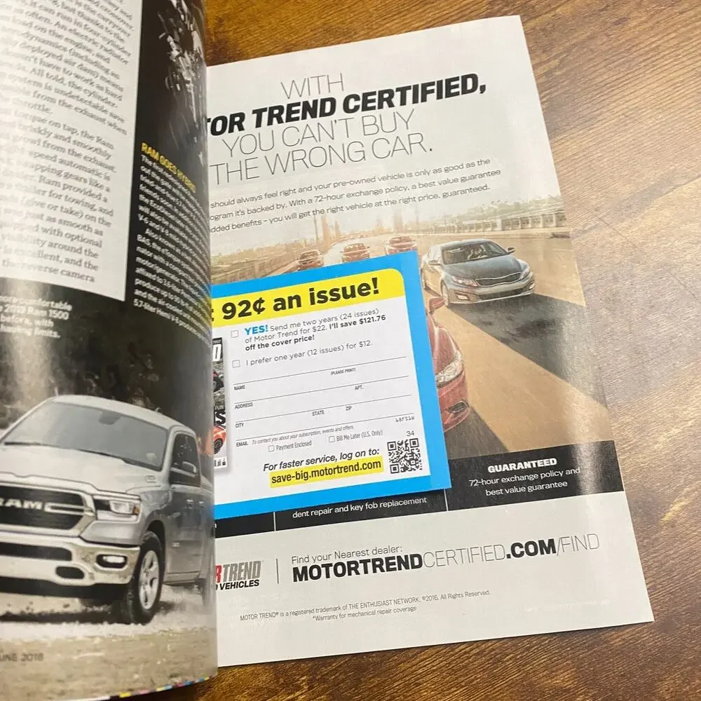 Motor Trend Magazine June 2018 ~ 4